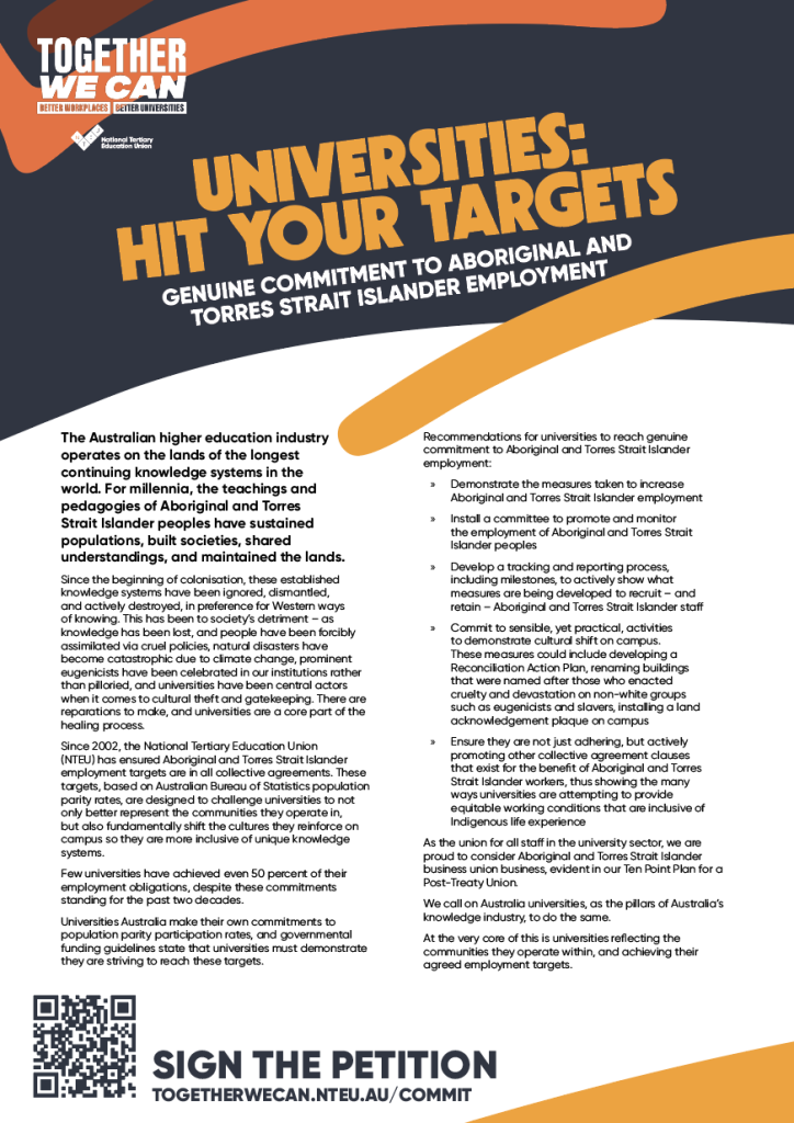 Universities: Hit Your Targets FACTSHEET